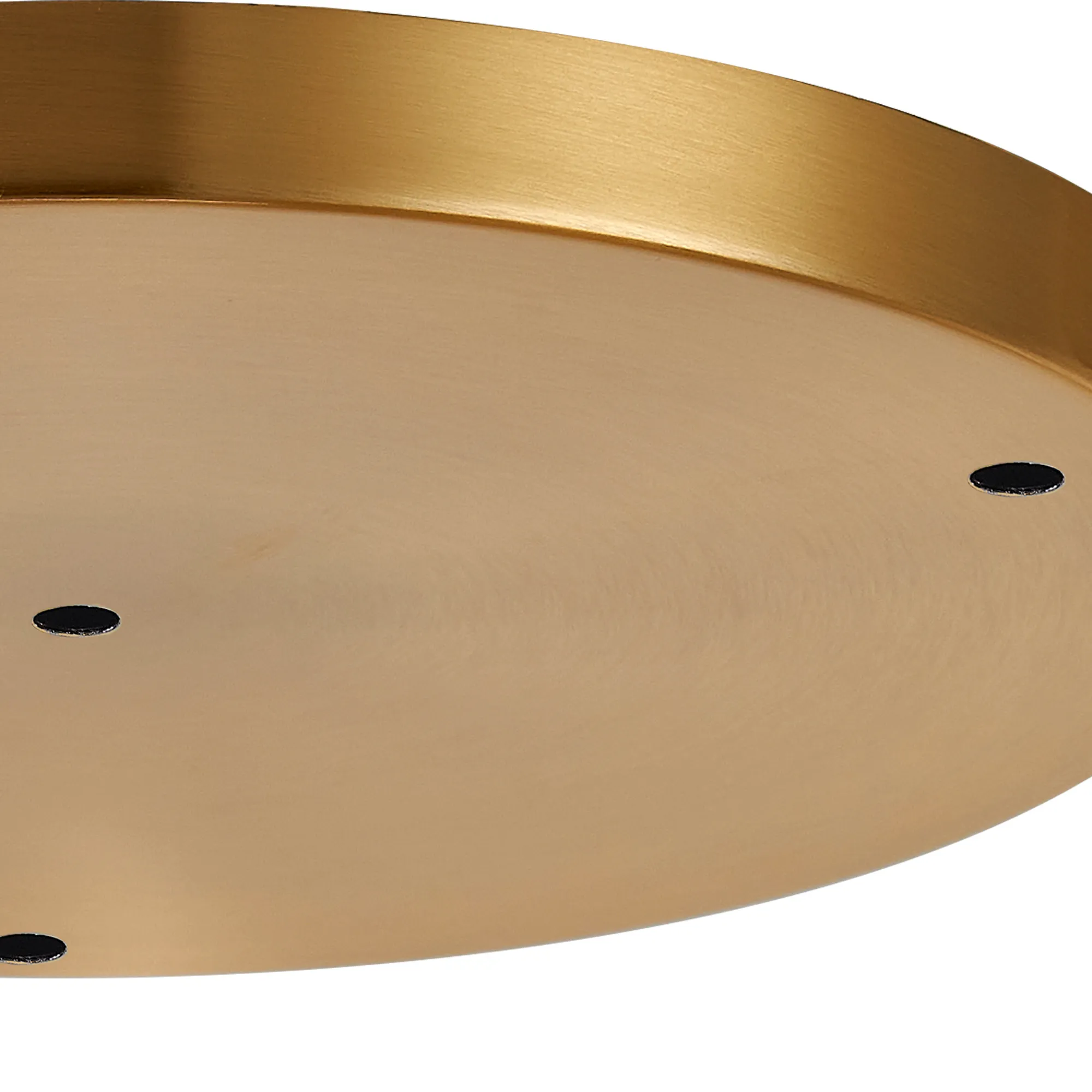 Hayes 4 Hole 28cm Round Ceiling Plate Brass D0829BR  Deco Hayes Brass
